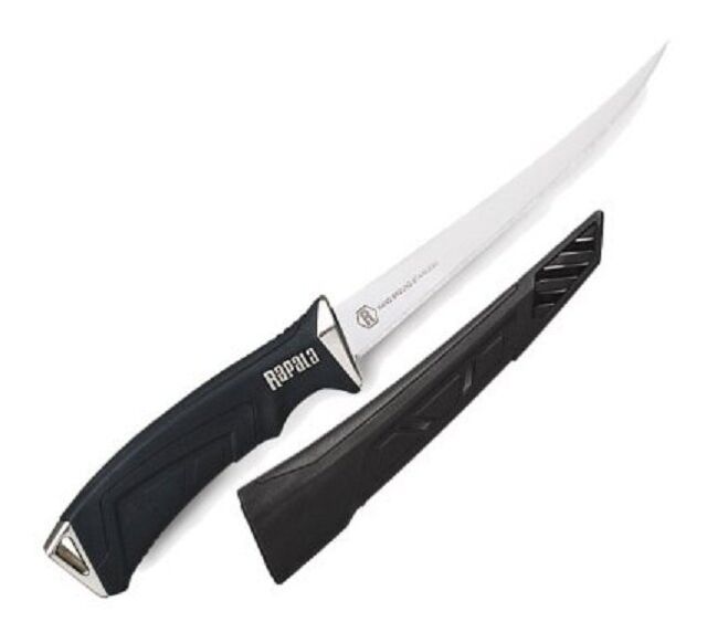 Филейный нож RAPALA лезвие:15см рез рукоятка, чехол пластик RCDFN6
