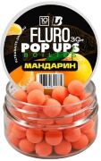 Бойлы плавающие ULTRABAITS Fluoro Pop Up Мандарин10мм, 30гр/уп Бойлы плавающие ULTRABAITS Fluoro Pop Up Мандарин10мм, 30гр/уп