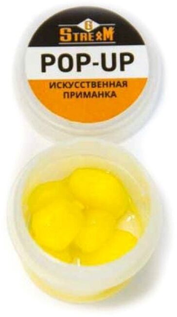 Силиконовая приманка G.STREAM желтая кукуруза/мёд