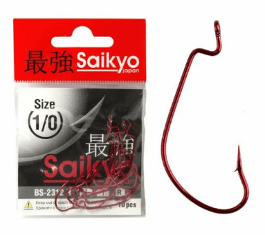 Крючки Saikyo BS-2312 R №1/0 10шт/уп