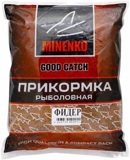Прикормка MINENKO Good Catch Фидер 0.7кг Прикормка MINENKO Good Catch Фидер 0.7кг