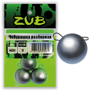 Груз ZUB Чебурашка разборная 40г. 3шт/уп Груз ZUB Чебурашка разборная 40г. 3шт/уп