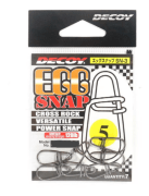 Застежка DECOY Egg Snap SN-3 №5 120lb/54.5кг черный 7шт/уп Застежка DECOY Egg Snap SN-3 №5 120lb/54.5кг черный 7шт/уп