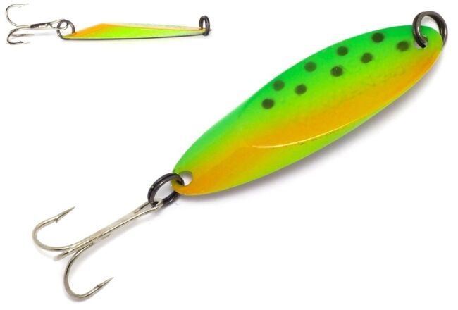 Блесна колеблющаяся GERMAN Kastmaster 105 65мм 28гр #B032 Fire Tiger Блесна колеблющаяся GERMAN Kastmaster 105 65мм 28гр #B032 Fire Tiger