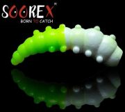 Силиконовая приманка SOOREX PRO Major 36мм 1.1гр Сыр #305 Белый-Шартрез/ White-Chartreuse 6шт/уп