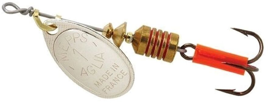 Блесна вращающаяся MEPPS Aglia AG (серебро) №1 3,5гр Блесна вращающаяся MEPPS Aglia AG (серебро) №1 3,5гр