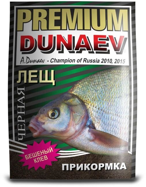 Прикормка DUNAEV Premium 1кг Лещ Черный