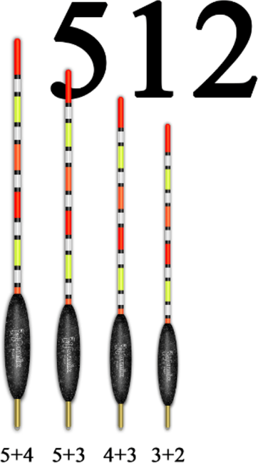 Поплавок WORMIX 51254 бальса 5+4гр Поплавок WORMIX 51254 бальса 5+4гр
