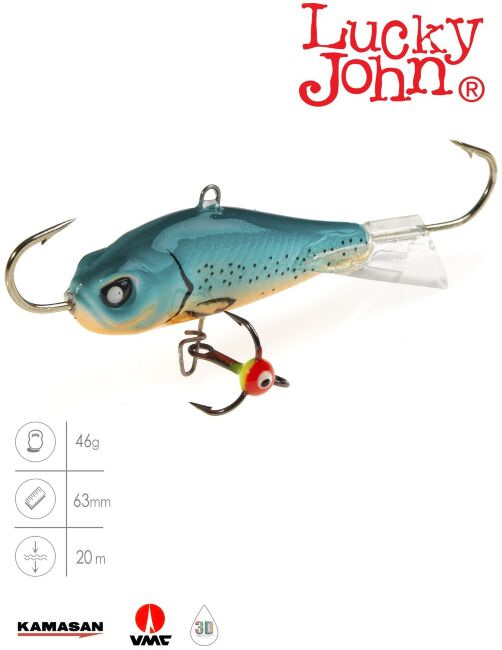 Балансир Lucky John BALTIC 6 с тр. 60мм/53 блистер