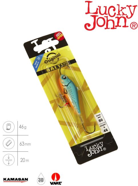 Балансир Lucky John BALTIC 6 с тр. 60мм/53 блистер