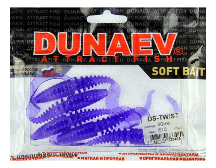 Приманка DS-TWIST 90мм 5шт/уп, цвет (610) фиолетовый, блестки серебрянные Приманка DS-TWIST 90мм 5шт/уп, цвет (610) фиолетовый, блестки серебрянные