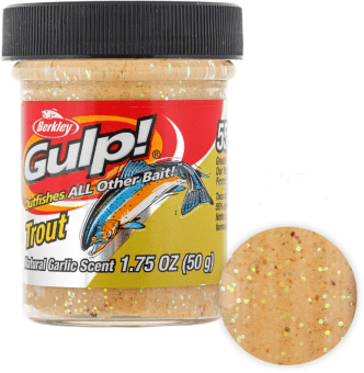 Паста форелевая Berkley Powerbait Gulp! Natural Garlic Scent (50г) Chunky Cheese 1203181 Паста форелевая Berkley Powerbait Gulp! Natural Garlic Scent (50г) Chunky Cheese 1203181