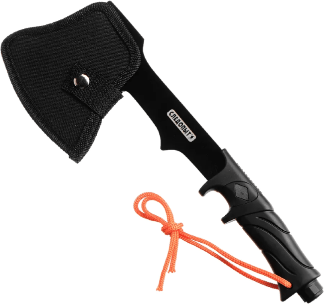 Топор туристический СЛЕДОПЫТ 310*105*23 мм 304 гр. в чехле PF-AT-01