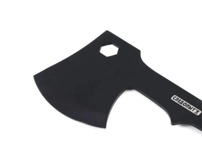 Топор туристический СЛЕДОПЫТ 310*105*23 мм 304 гр. в чехле PF-AT-01