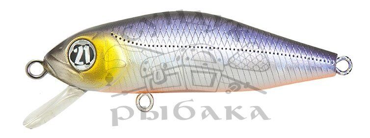 Воблер PONTOON21 CrackJack 58SP-DR 58мм 5.7гр  2,3-2,5м A11 MAT CHG BV BACK OB