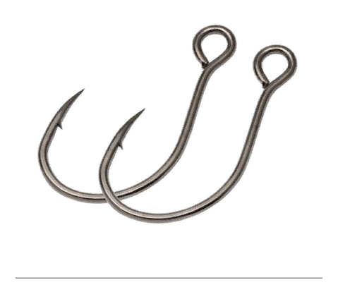 Крючок OWNER 51770-08 S-55M колечко черн.хром кован 9шт/уп