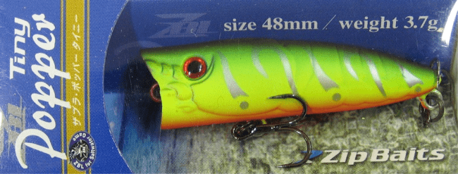 Воблер ZipBaits ZBL Popper Tiny 48F 48мм 3.7гр поверхностный 070R Воблер ZipBaits ZBL Popper Tiny 48F 48мм 3.7гр поверхностный 070R