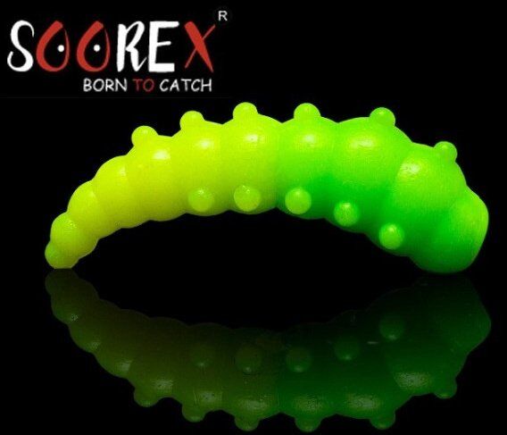 Силиконовая приманка SOOREX PRO Major 42мм 1.9гр Сыр #306 Шартрез-Лимон/ Chartreuse-Lemon 6шт/уп