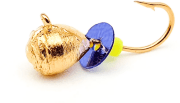 Мормышка вольфрам WORMIX Капля гальваника золото 0,30 гр.Ø3.0мм W-8441