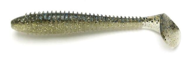 Виброхвост KEITECH Swing Impact FAT 4.3" #418 Bluegill Flash 11см 11гр 5шт/уп