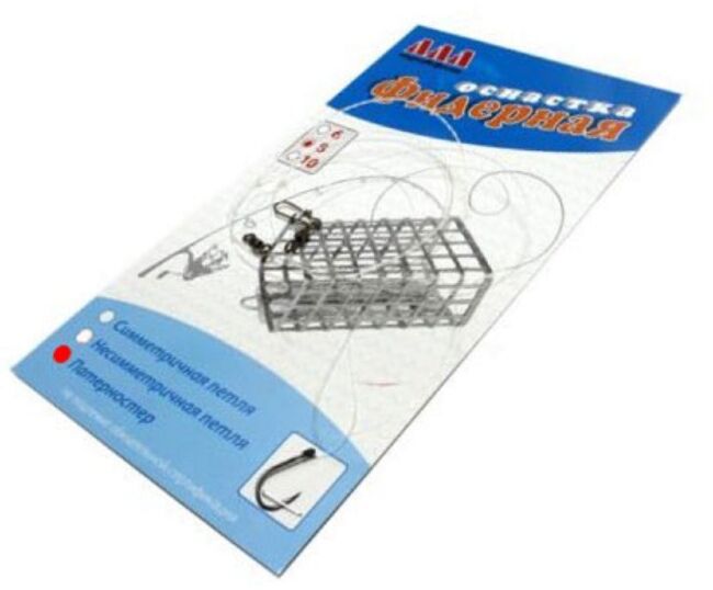 Оснастка фидерная триАфиш патерностер (ос 0.3/пов 0.2/кр #8)