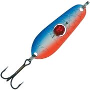 Блесна колеблющаяся KUUSAMO Rasanen 50/11 (бусинка) BLU/W/FR-S