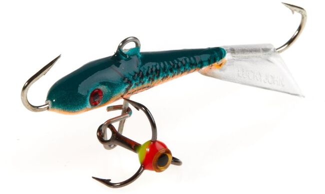 Балансир Lucky John FIN 3 с тр. 40мм/53 блистер Балансир Lucky John FIN 3 с тр. 40мм/53 блистер