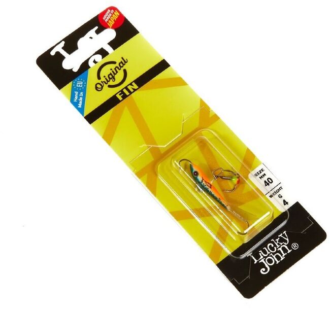 Балансир Lucky John FIN 3 с тр. 40мм/53 блистер Балансир Lucky John FIN 3 с тр. 40мм/53 блистер