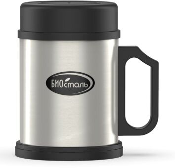 Термокружка BIOSTAL с пластиковой ручкой 0.33л NM-108B Термокружка BIOSTAL с пластиковой ручкой 0.33л NM-108B