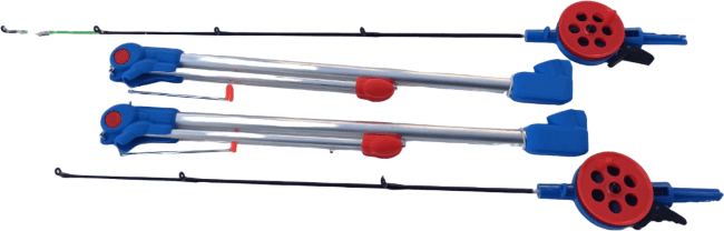 Самоподсекающая зимняя удочка САРАНЧА (Плётка)