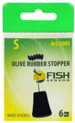 Стопор резиновый FISH SEASON Olive Rubber Stopper оливка №S 6шт/уп 5005-SF Стопор резиновый FISH SEASON Olive Rubber Stopper оливка №S 6шт/уп 5005-SF