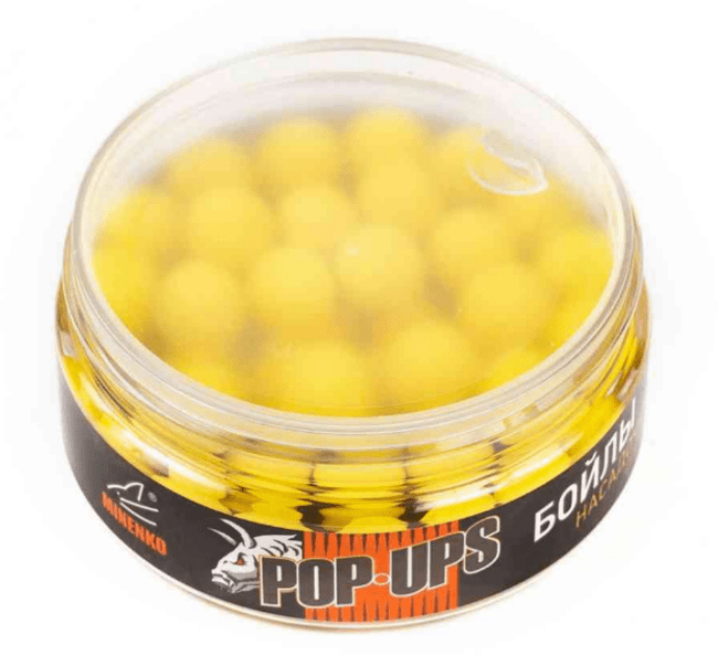Насадочные бойлы плавающие MINENKO Pop-UP Honey Fluo (мёд) Ø14мм 110гр/бан. Насадочные бойлы плавающие MINENKO Pop-UP Honey Fluo (мёд) Ø14мм 110гр/бан.