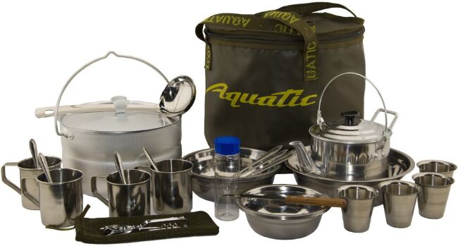 Пикниковый набор на 4 персоны AQUATIC хаки ПН-11-4Х Пикниковый набор на 4 персоны AQUATIC хаки ПН-11-4Х