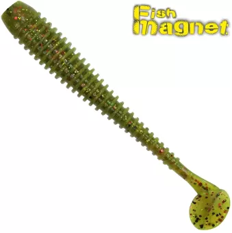 Силиконовая приманка Fish magnet Choppy 2" цв.123 Силиконовая приманка Fish magnet Choppy 2" цв.123