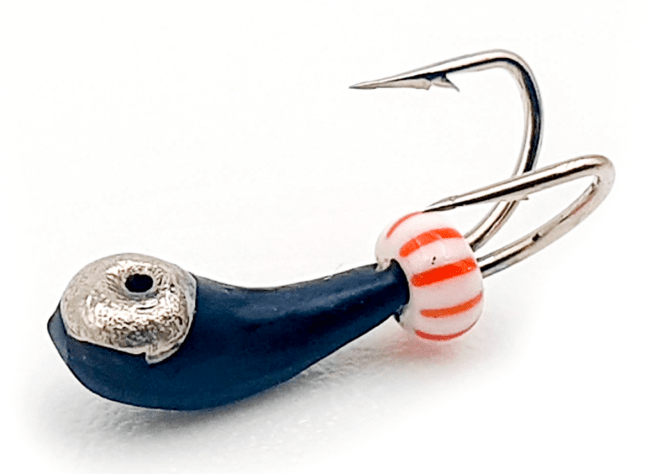 Мормышка вольфрам WORMIX Коза Уралка с серебряной коронкой 0.4гр, Ø2.5мм (арт.:1452)