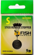 Стопор Fish season резиновый Цилиндр (9шт) 5004-SF Стопор Fish season резиновый Цилиндр (9шт) 5004-SF