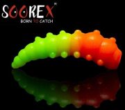 Силиконовая приманка SOOREX PRO Major 42мм 1.9гр Сыр #307 Оранжевый-Шартрез/Orange-Chartreuse 6шт/уп