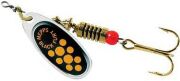 Блесна вращающаяся MEPPS Comet Black Fury AG/JN (серебро/желт) №4 8г Блесна вращающаяся MEPPS Comet Black Fury AG/JN (серебро/желт) №4 8г