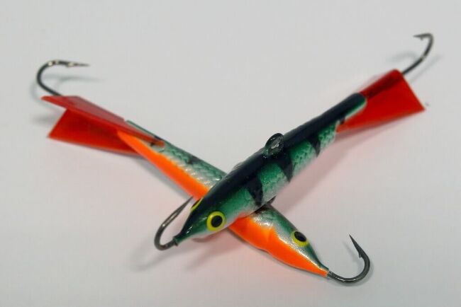 Балансир KRAPAL New 3см 6гр хвост:красный #011