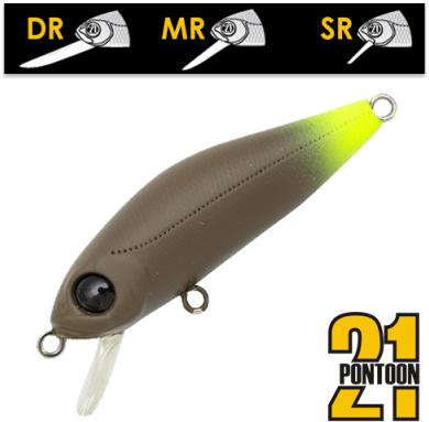 Воблер PONTOON21 CrackJack 38SP-DR 38мм 2.6гр 1.0-1.4м R47