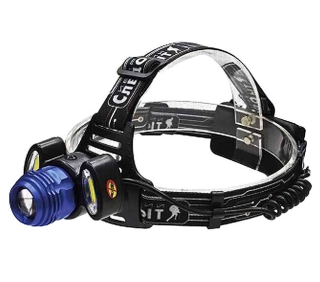 Фонарь налобный "СИБИРСКИЙ СЛЕДОПЫТ-Лайт", 1 LED + 2 COB, zoom, аккум. 220В Фонарь налобный "СИБИРСКИЙ СЛЕДОПЫТ-Лайт", 1 LED + 2 COB, zoom, аккум. 220В