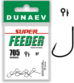 Крючок DUNAEV Super Feeder 705 #12 10шт/уп