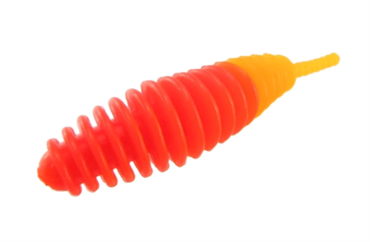 Силикон приманка MILMAX Плавунец 2 50мм Сыр №026 красный оранж хв. UV 8шт/уп МЛПС-1826-2