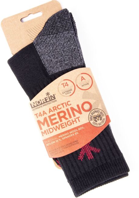 Носки Norfin T4A ARCTIC MERINO MIDWEIGHT р.(39-41) M