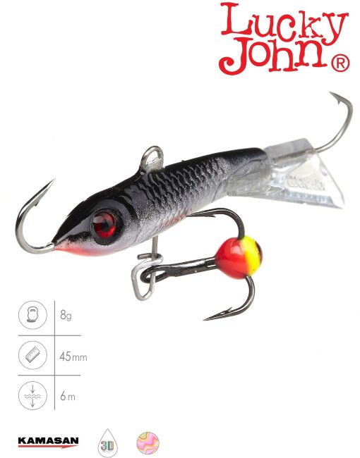 Балансир Lucky John CLASSIC 4.5 с тр. 50мм/13H блистер Балансир Lucky John CLASSIC 4.5 с тр. 50мм/13H блистер