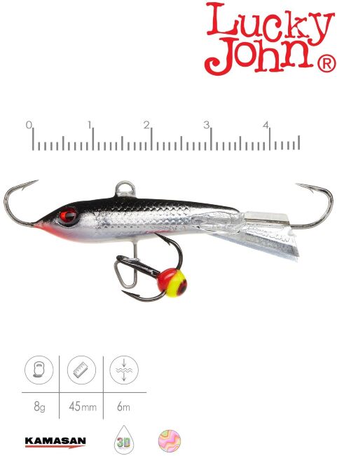 Балансир Lucky John CLASSIC 4.5 с тр. 50мм/13H блистер Балансир Lucky John CLASSIC 4.5 с тр. 50мм/13H блистер