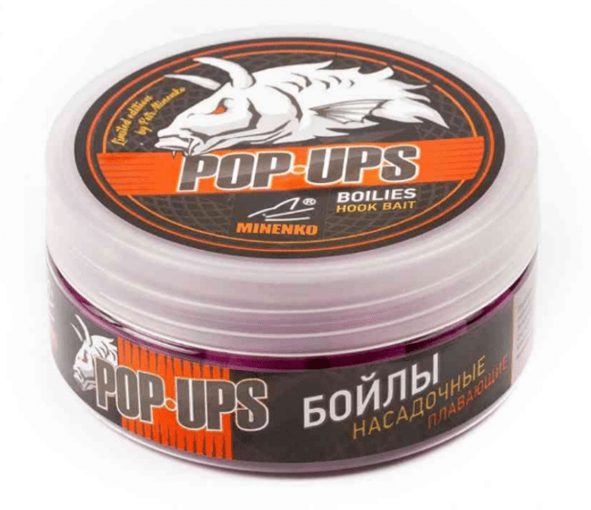 Насадочные бойлы плавающие MINENKO Pop-UP Squid & Octopus (кальмар, осминог) Ø14мм 110гр/бан. Насадочные бойлы плавающие MINENKO Pop-UP Squid & Octopus (кальмар, осминог) Ø14мм 110гр/бан.