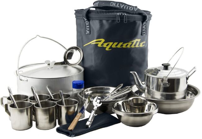 Пикниковый набор на 6 персон AQUATIC синий ПН-12-6С Пикниковый набор на 6 персон AQUATIC синий ПН-12-6С