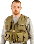 Жилет рыболовный AQUATIC Ж-02 регулируемый хакки р-р:54-58 Жилет рыболовный AQUATIC Ж-02 регулируемый хакки р-р:54-58