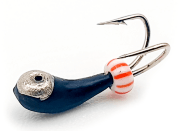 Мормышка вольфрам WORMIX Коза Уралка с серебряной коронкой 0.6гр, Ø3.0мм (арт.:1342)